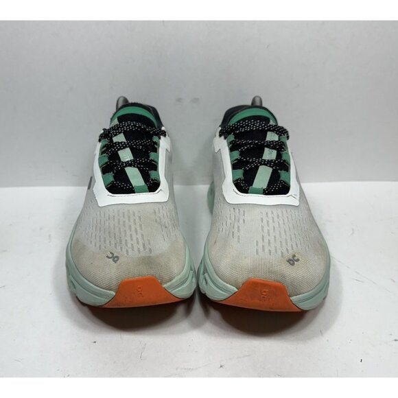 On Cloudmonster Running Shoes Womens Size 9 White Green Mint Helion 61.98241 - Picture 2 of 9